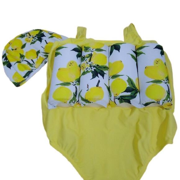 Girl Flotation Swimsuit with 8 Buoyancy Sticks NEW - Picture 2 of 3